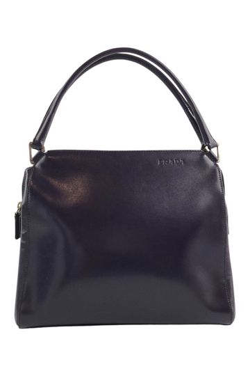 PRADA Purple Vintage Leather Tote #117