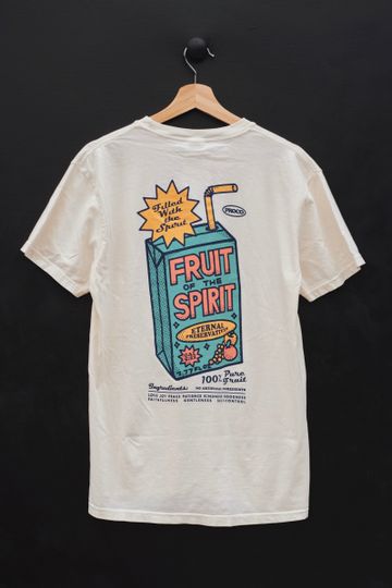 "Fruit of the Spirit - Juice Box" Ivory Tee