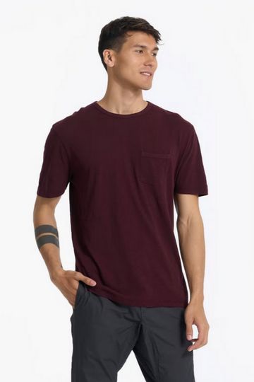 Vuori The Rise Tee Ruby