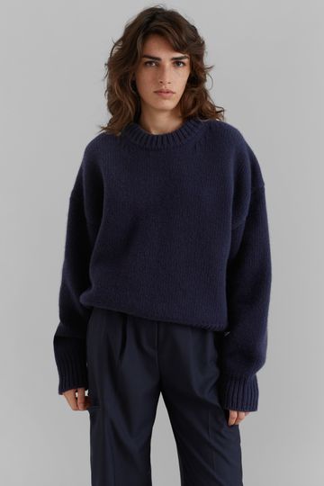 Natte Sweater - Navy