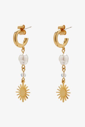 Sunburst Soleil Drop Earrings