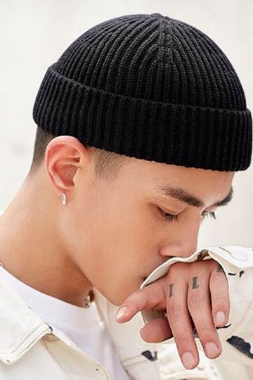 2021 Custom Winter Cap Designer Men Unisex Fisherman Warm Wool Skull Cap Knitted Beanie Hats Beanies Winter Hat