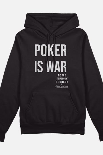 DOYLE POKER IS WAR PULLOVER HOODIE