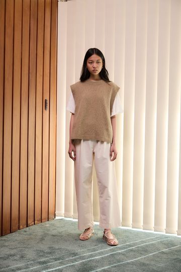 the ease trouser  - off white
