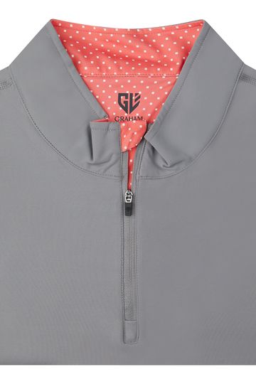 Graham Luxe Trey Pullover- Dark Grey
