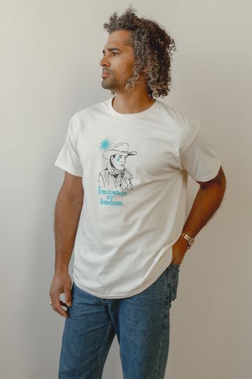 Cryin' Cowboys | The Hank Tee in Natural Fleck