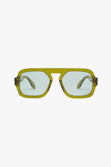 Elisa Johnson Jane Sunglasses in Light Green