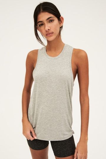 Splits59 Toni Jersey Tank - LT Heather Grey