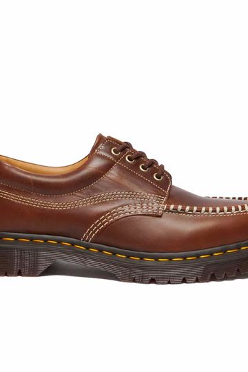 Dr. Martens Lowell Leather Moc Toe Shoes (Butterscotch/Orleans)