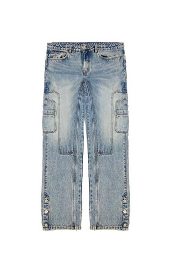 Diet Starts Monday Denim Twin Needle Pant - Washed Indigo
