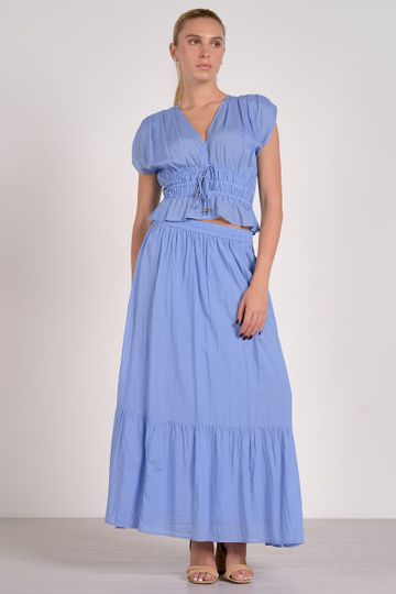 Elan Sammie Maxi Skirt - Blue