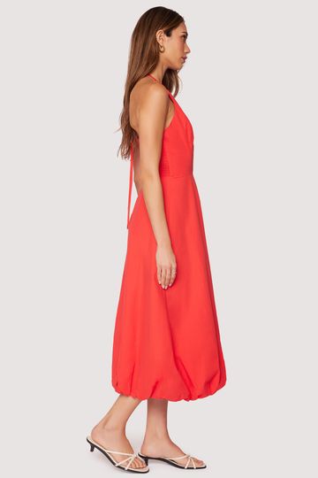 Regal Rose Midi Dress