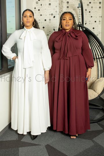 The Bow Tie Maxi Dress