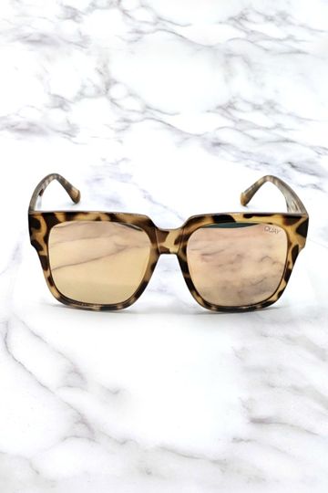 Quay Australia - On The Prowl Tortoise/Rose Sunglasses