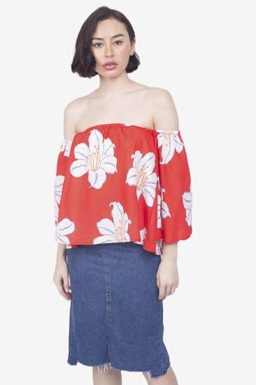 Floral Off-Shoulder Top